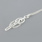 Silver Carriage Pendant on Chain