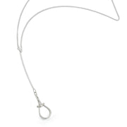 Silver Montana Lariat Necklace