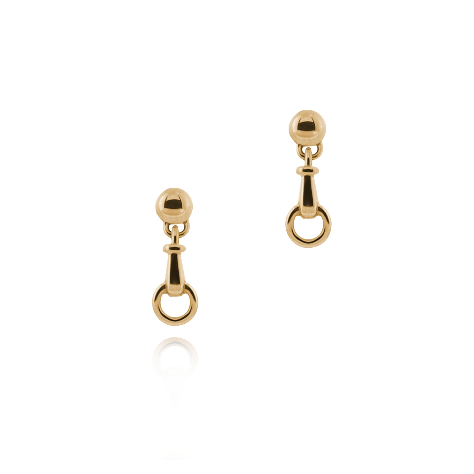 Horsebit earrings store