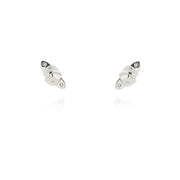 Silver Stud Blenheim Earrings