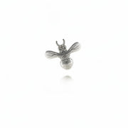 silver hand carved designer Bee lapelpin