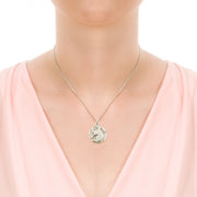 Silver Hare by the Light of the Moon Necklace